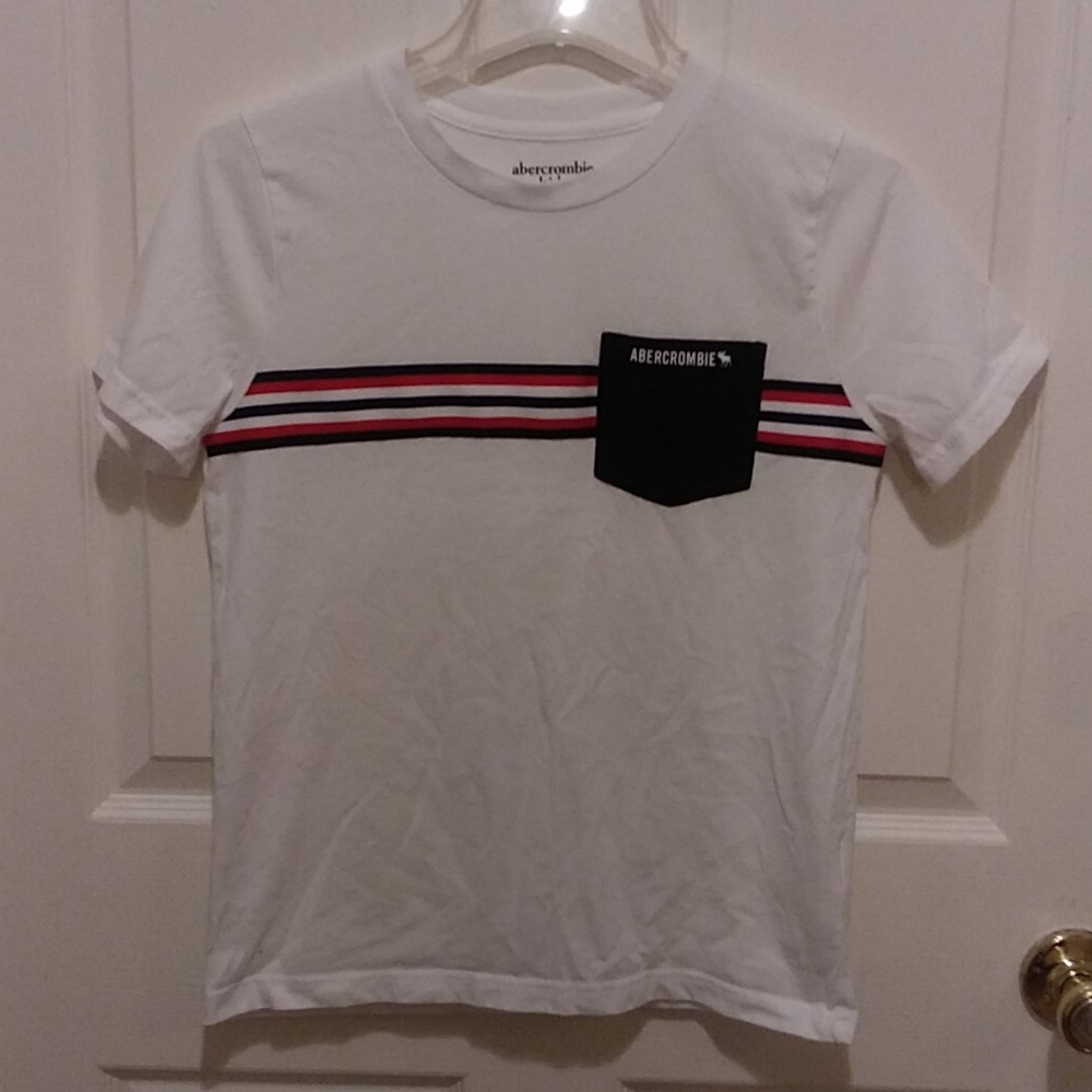 White Abercrombie kids tee